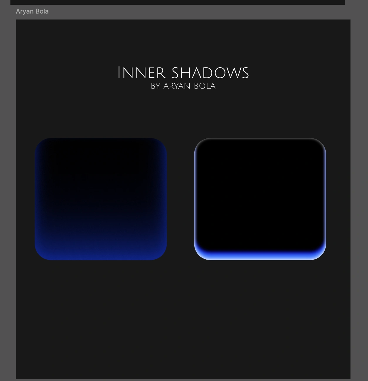 Inner Shadows Study
