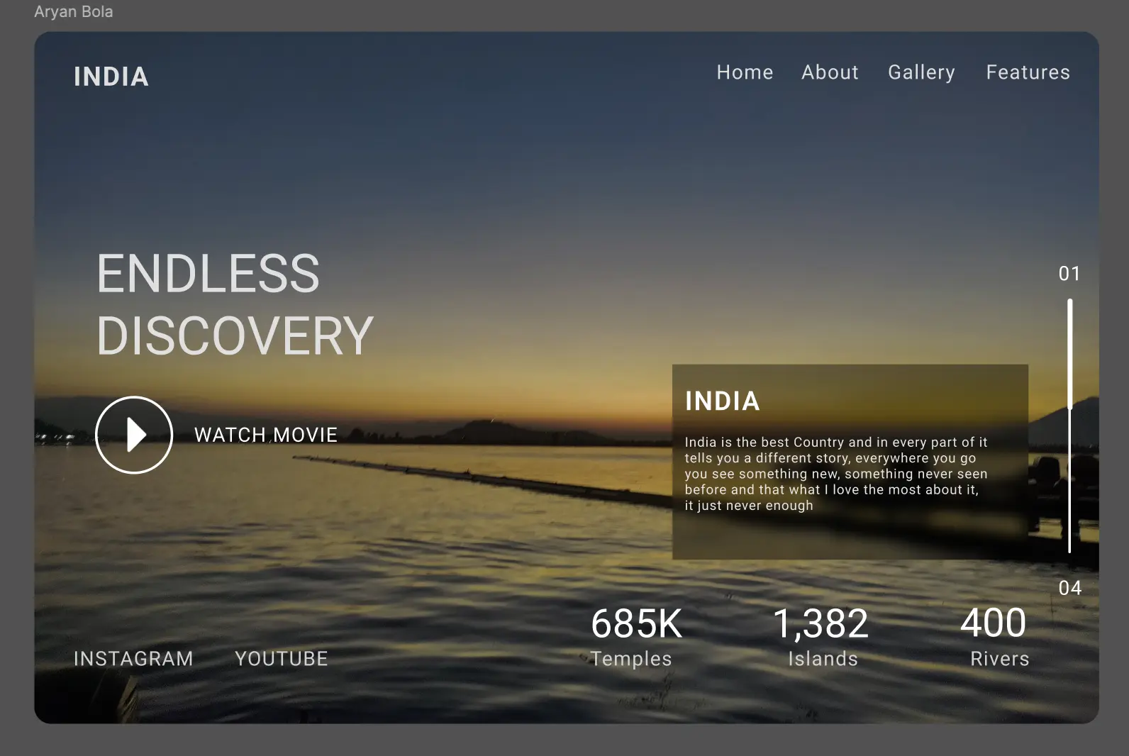 India Travel Landing Page